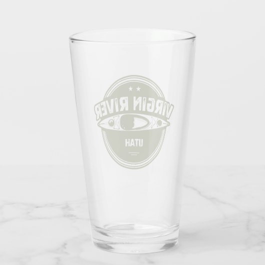 Virgin de Utah Kayaking Glas (Achterkant)