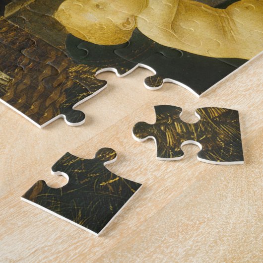 Virgin die kinderSandro Botticelli schildert Legpuzzel (Zijkant)
