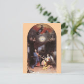 VIRGIN EN ANNUNCIATIE ANGEL BRIEFKAART (Staand voorkant)