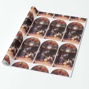 VIRGIN EN ANNUNCIATIE ANGEL CADEAUPAPIER