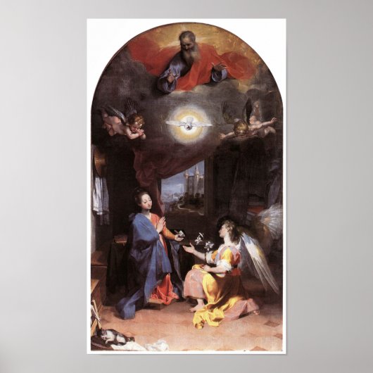 VIRGIN EN ANNUNCIATIE ANGEL POSTER (Voorkant)