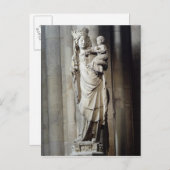 Virgin en Child, bekend als Notre-Dame de Paris Briefkaart (Voorkant / Achterkant)