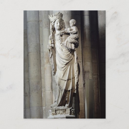 Virgin en Child, bekend als Notre-Dame de Paris Briefkaart (Voorkant)