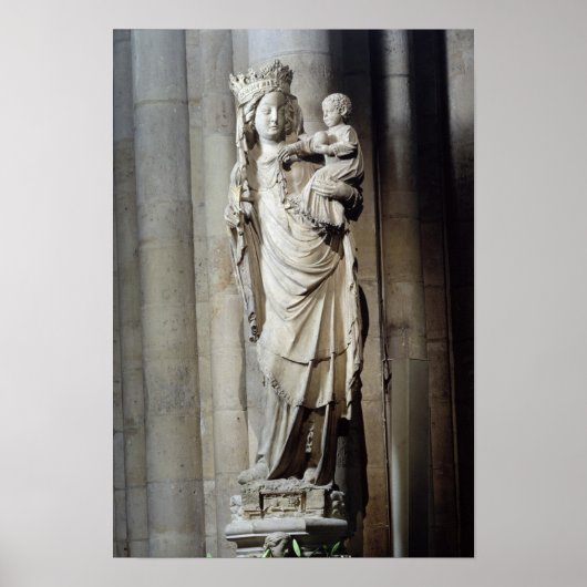 Virgin en Child, bekend als Notre-Dame de Paris Poster (Voorkant)