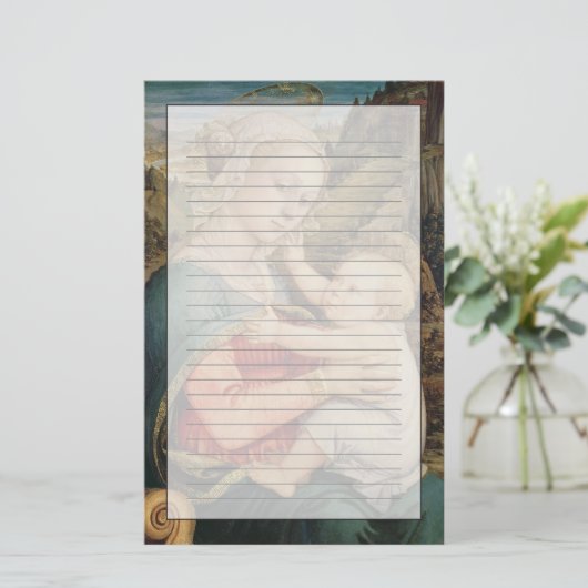 Virgin en Child, c.1465 Briefpapier (Staand voorkant)