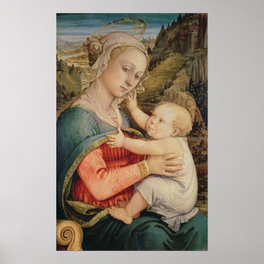 Virgin en Child, c.1465 Poster (Voorkant)
