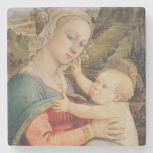 Virgin en Child, c.1465 Stenen Onderzetter