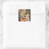 Virgin en Child, c.1465 Vierkante Sticker (Tas)