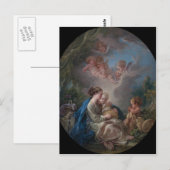 Virgin en Child - François Boucher Briefkaart (Voorkant / Achterkant)