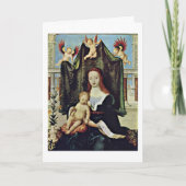 Virgin en Kind door Hans Holbein Ouder Kaart (Voorkant)