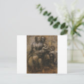 Virgin en kind door Leonardo da Vinci c. 1499 Briefkaart (Staand voorkant)
