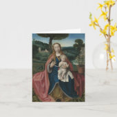 Virgin en Kind in het Fijne Art. van Provoost van Kaart (Gele Bloem)