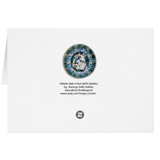 VIRGIN EN KIND MET ANGELS (Achterkant Horizontaal)