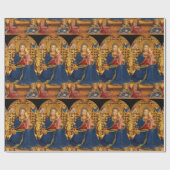 VIRGIN EN KIND MET ANGELS CADEAUPAPIER (Vlak)