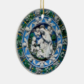 VIRGIN EN KIND MET ANGELS, FOTO-TEMPLATE KERAMISCH ORNAMENT (Rechts)