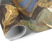 VIRGIN EN KIND MET BLAUW, PINK, PAARSE GEMSTONEN CADEAUPAPIER (Rol Hoek)