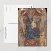 Virgin en kind met Saint John van Rossello Briefkaart (Voorkant / Achterkant)