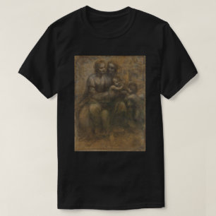 Virgin en kind met St Anne door Leonardo da Vinci T-shirt
