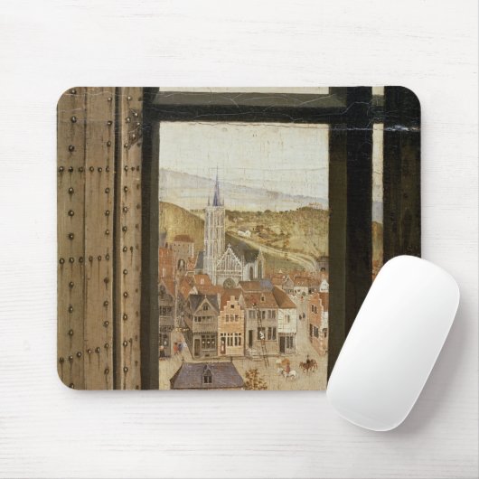 Virgin en kind voor een Firescreen, c.1440 2 Muismat (Met muis)