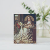 Virgin en kind voor een Firescreen, c.1440 Briefkaart (Staand voorkant)