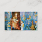 VIRGIN EN KINDERBLAUW MUZIEK ANGELS Brown Visitekaartje (Achterkant)