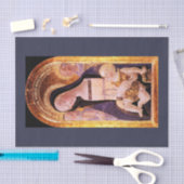 VIRGIN EN KINDEREN MET SINTEN VOOR Neroccio-kerst Tissuepapier (Craft)