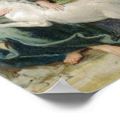 Virgin en Unicorn - Domenichino Palazzo Farnese Poster (Hoek)