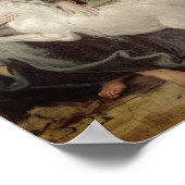 Virgin en Unicorn - Domenichino Palazzo Farnese Poster (Hoek)