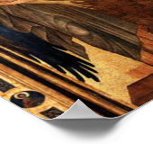 'Virgin Enthroned with Angels' Poster (Hoek)