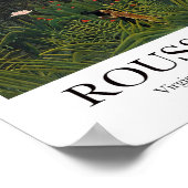 Virgin Forest met Sunset van Henri Rousseau Poster (Hoek)