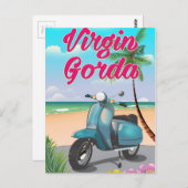 Virgin Gorda Britse maagdeneilanden Briefkaart (Voorkant / Achterkant)