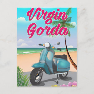 Virgin Gorda Britse maagdeneilanden Briefkaart