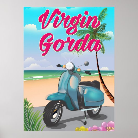 Virgin Gorda Britse maagdeneilanden Poster (Voorkant)