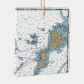 Virgin Gorda BVI Chart Keramisch Ornament (Rechts)