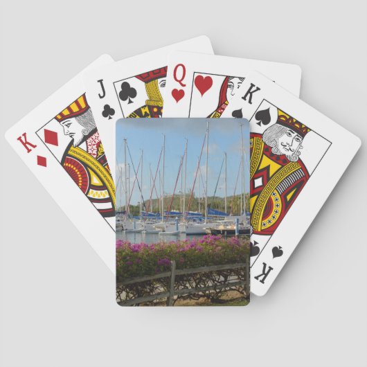 Virgin Gorda Jachthaven Pokerkaarten (Achterkant)