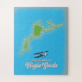 Virgin Gorda Map Legpuzzel (Verticaal)