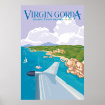 Virgin Gorda Poster (Paarse)