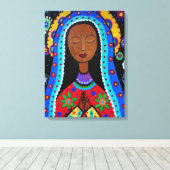 Virgin Guadalupe Canvas Afdruk (Insitu (Houten vloer))