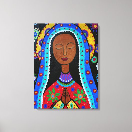 Virgin Guadalupe Canvas Afdruk (Voorkant)