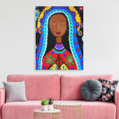 Virgin Guadalupe Canvas Afdruk (Insitu (Woonkamer))