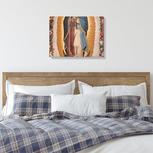 Virgin Guadalupe Canvas Afdruk (Insitu (Slaapkamer))