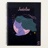 Virgin Horoscoop van de moderne Galaxy Sky Star Planner (Voorkant)