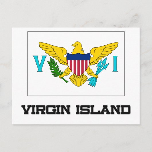 Virgin Island Flag Briefkaart (Voorkant)