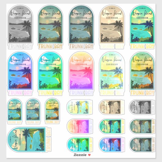 Virgin Island Sticker (Vel)