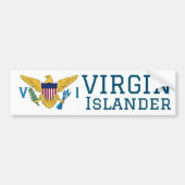 Virgin Islander Bumpersticker (Voorkant)