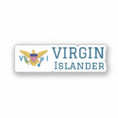 Virgin Islander Sticker (Voorkant)