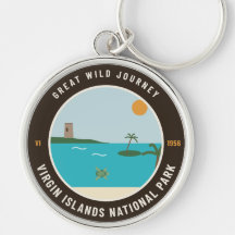Virgin Islands National Park Badge Sleutelhanger