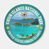 Virgin Islands National Park Est 1956 Magneet (Voorkant)