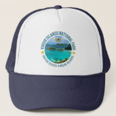 Virgin Islands National Park Est 1956 Trucker Pet (Voorkant)