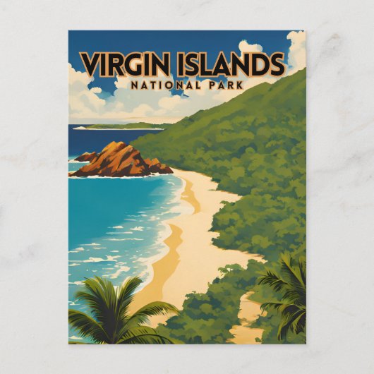 Virgin Islands National Park Reizen Briefkaart (Voorkant)